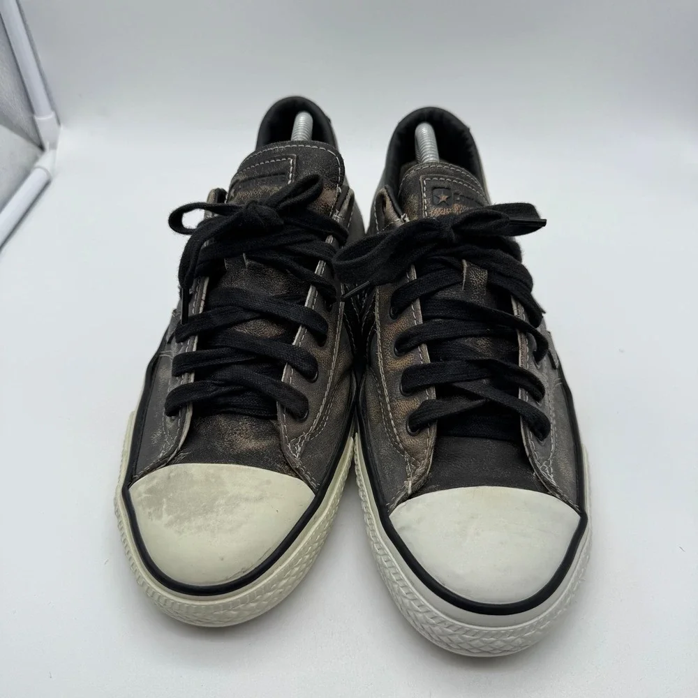 Converse john varvatos Leather One Star 127722C Charcoal/off Men Sz 9 US 42.5 EU - Picture 2 of 7